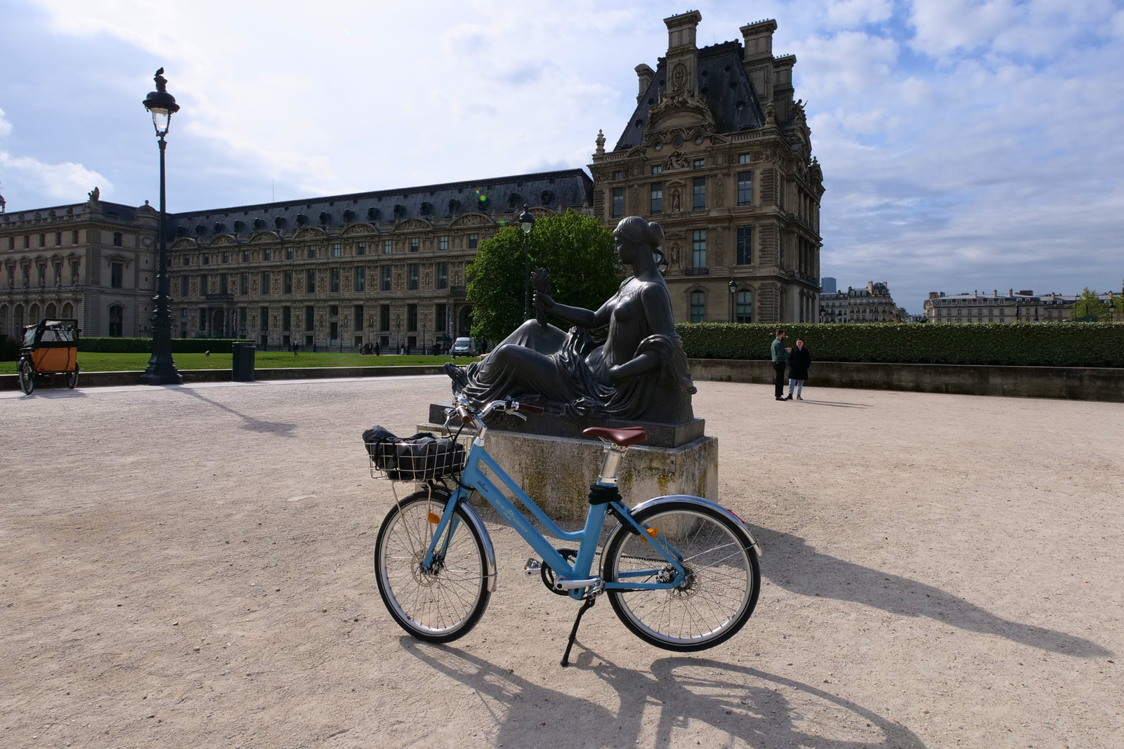 A TourYours classic bike at the Louvre